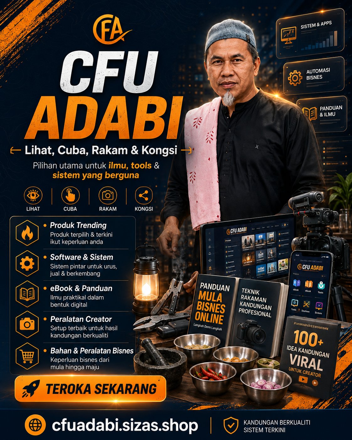 CFU Adabi — Personal Brand & Affiliate Hub