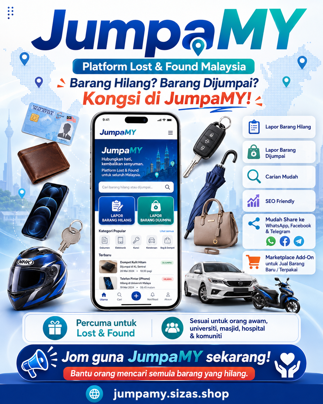 JumpaMY – Platform Lost & Found Malaysia
