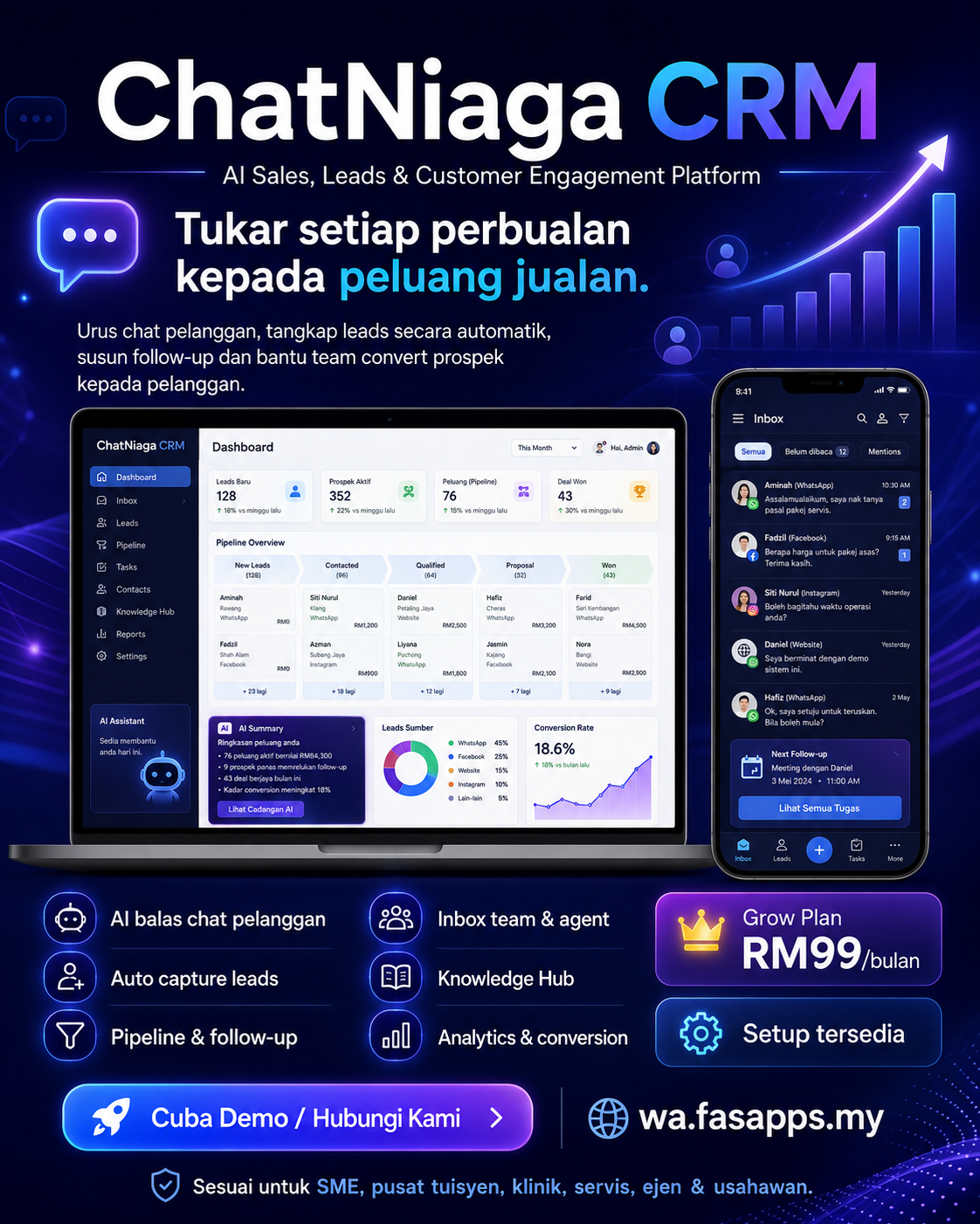 ChatNiaga CRM